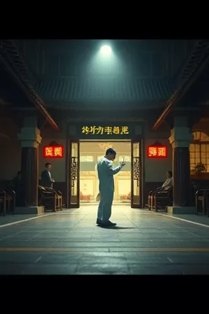 《白昼之雨》竖版视觉，餐桌与窗外细雨