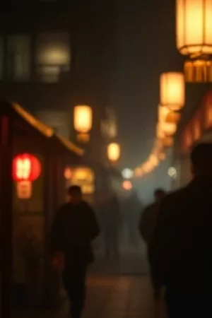 《逆光行走》幕后竖版视觉，片场灯架与反光板