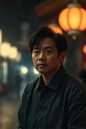 《夜航西飞》竖版视觉，夜色候机厅与行李箱剪影