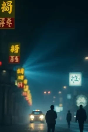 《镜中七日》竖版视觉，镜面反射的走廊