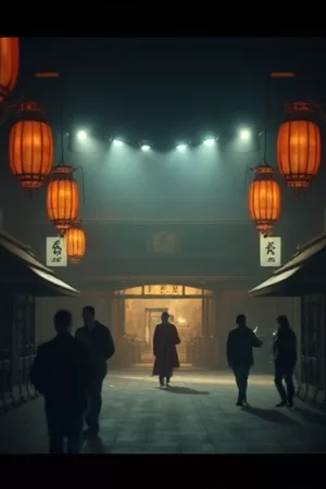 《第七个站台》竖版视觉，空荡月台与站牌